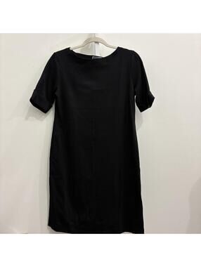Karen Scott Sport Black Short Sleeve Dress
